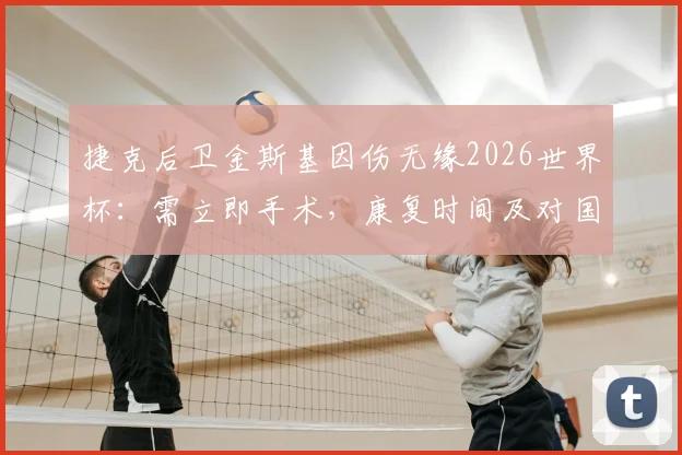 捷克后卫金斯基因伤无缘2026世界杯:需立即手术,康复时间及对国家队影响解析
