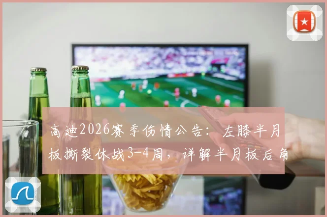 高迪2026赛季伤情公告:左膝半月板撕裂休战3-4周,详解半月板后角撕裂严重性及对浙江队影响